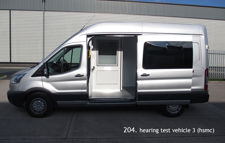 hearing test panel van conversion 3 hsmc